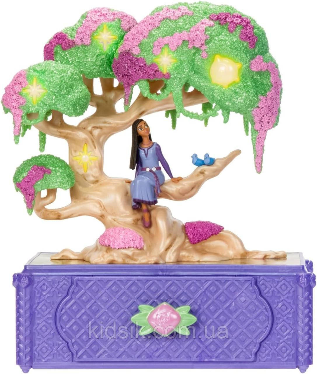 Музична скринька для коштовностей «Дерево бажань Аші» Желання Wish Jewelry Box Asha's Mattel Disney's