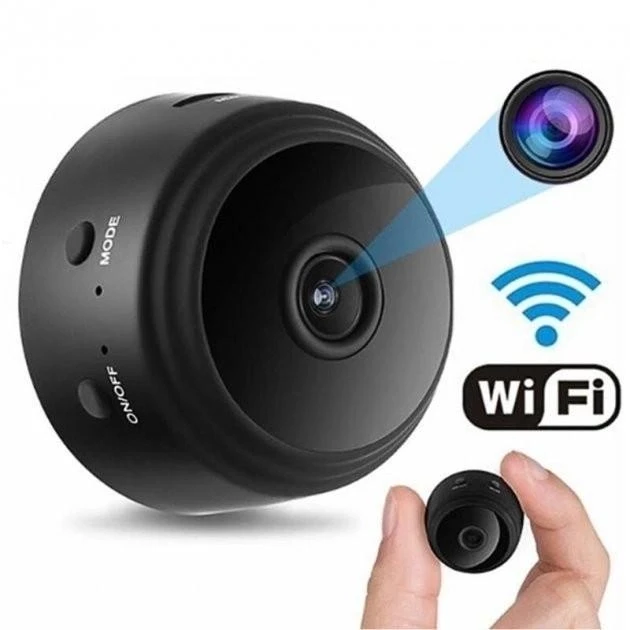 Міні Камера IP Відеоспостереження Wi-Fi FullHD 1080 Action Camera A9 бездротова з датчиком руху