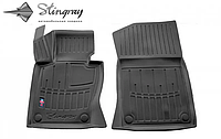 Автомобильные коврики в салон Stingray на для BMW X3 E83 04-10 2шт БМВ Х3 черные 3