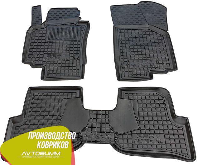 Автопілімки в салон Seat Altea/Altea XL 2004- (Avto-Gumm) Автогум