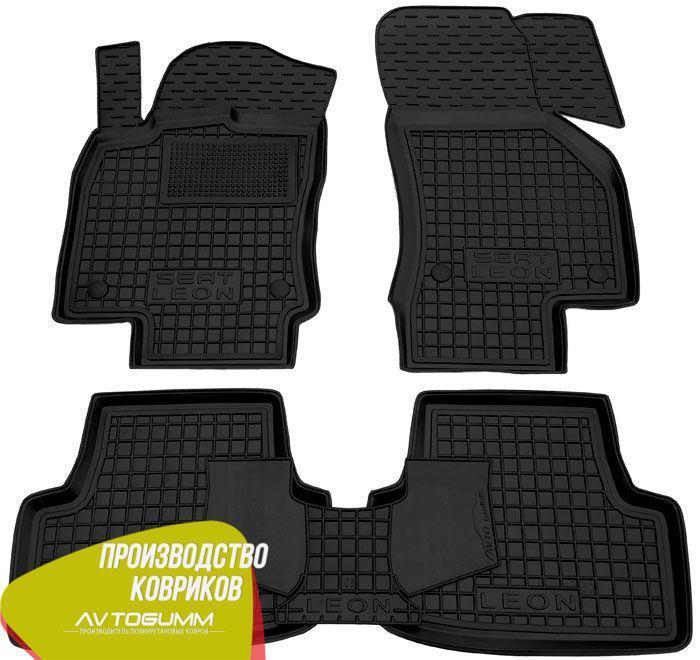 Кілімки в салон Seat Leon 2013- (5 дверей) (Avto-Gumm) Автогум