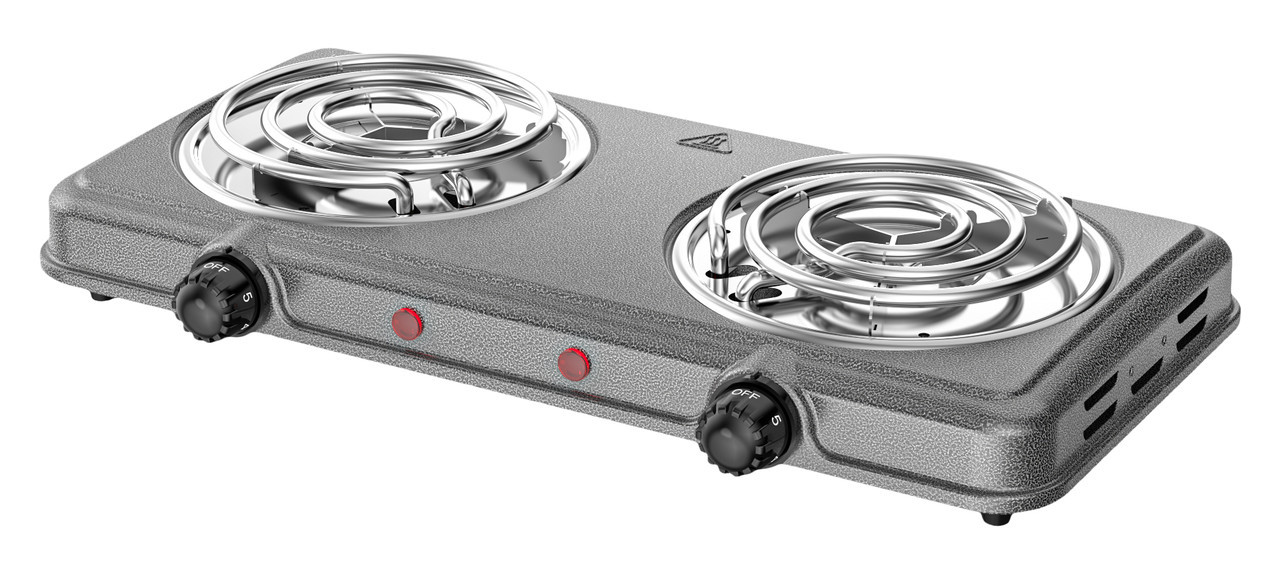 Портативна електрична плита VORSKLA ПМЗ 5703 (подвійна, спіраль), фото 1