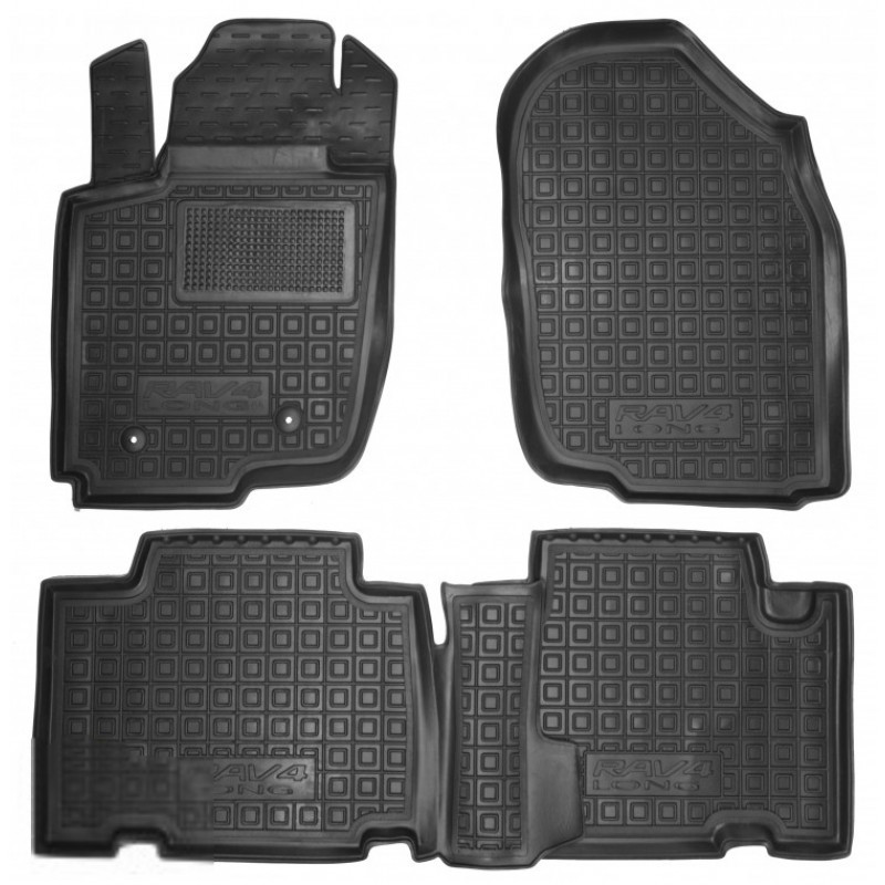 Кілімки в салон Toyota RAV4 2005- Long Автогум (Avto-Gumm)