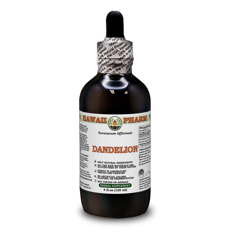 Hawaii Pharm Dandelion Alcohol-FREE / Кульбаба органік без спирту 120 мл