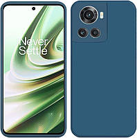 Чохол Fiji Soft для OnePlus 10R силікон бампер темно-синій