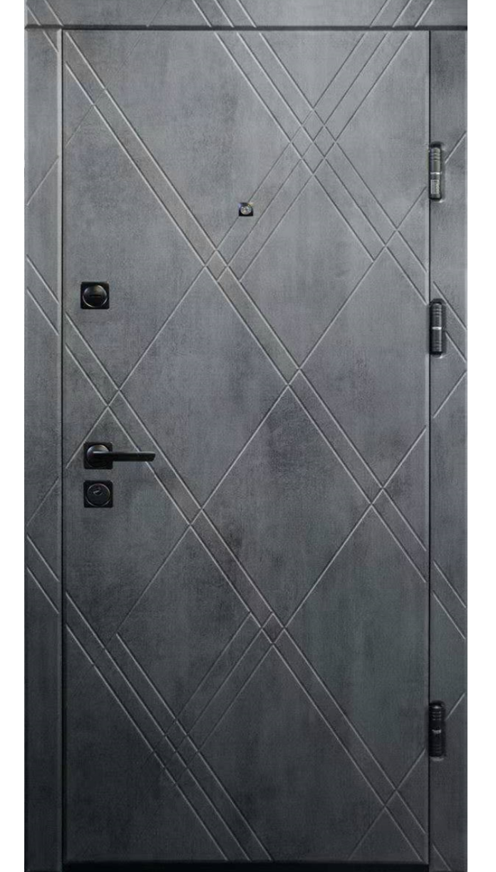 Вхідні двері модель ПК-266Q бетон темний