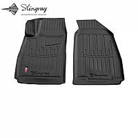 Автомобільні килимки поліки в салон Stingray на у Chevrolet Cobalt 2 12- 2шт Шевроле Кобальт чорні 3