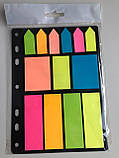 Планшет з різнокольоровими стікерами-закладками 13 видів., фото 2