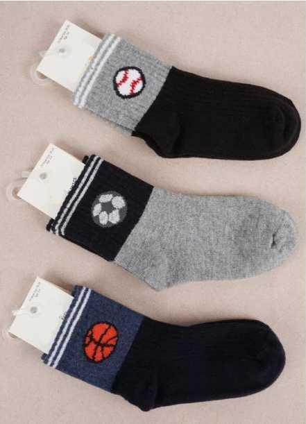 Шкарпетки дитячі демісезонні для хлопчика з малюнком, виробництва Туреччина (розмір 3-4 років.)