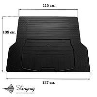 Резиновый Коврик bobi в багажник для TRUNK MAT UNI BOOT L (137см Х 109см)