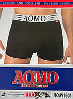 Трусы мужские 12 штук боксёры хлопок Aomo размер XL-4XL (46-54)