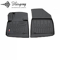 Автомобильные коврики в салон Stingray на для Citroen C5 08-17 2шт Ситроен С5 черные 3