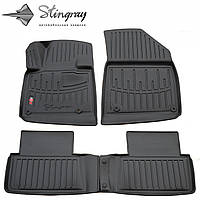 Автомобильные коврики в салон Stingray на для Citroen C5 08-17 4шт Ситроен С5 черные 3
