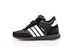 Чоловічі зимові кросівки Adidas INIKI mid Winter Black (Чорні) Взуття Адідас Інікі шкіра замш тепле хутро зима В'єтнам, фото 4