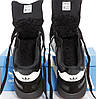 Чоловічі зимові кросівки Adidas INIKI mid Winter Black (Чорні) Взуття Адідас Інікі шкіра замш тепле хутро зима В'єтнам, фото 8