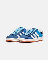 Жіночі Кросівки Adidas Campus 00s Bright Blue Dark Marine / Адідас Кампус 00 Брайт Дарк Марін Сині, фото 5