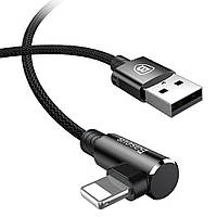 Baseus (CALMVP-A01) MVP Elbow Type Cable USB For IP 1.5A 2M Black CALMVP-A01 Black