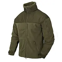 Куртка флисовая Helikon-Tex Classic Army Jacket-Fleece-Olive Green,тактическая мужская флисовая кофта олива