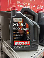 Моторное масло MOTUL / 8100 Eco-clean 0W30 / 5 л