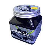 Скраб для тела угольный Wokali Charcoal Sherbet Body Scrub 350 мл