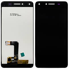 Дисплей (екран) Huawei Y5 II CUN-U29 CUN-L21 з тачскріном (чорний)