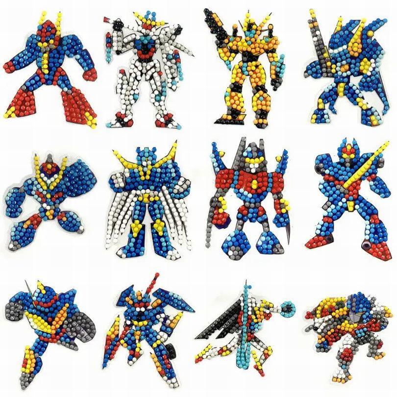 Мозаїка алмазна ColorArt Наклейки алмазна мозаїка Трансформери (CLR-SK05) 0 (Без підрамника), фото 1