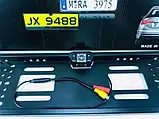 Камера заднього виду з підсвічуванням LED в номерній рамці UKC CAR CAM, фото 4