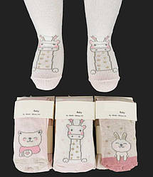 Колготи дитячі для дівчинки демісезонні, з малюнком, виробництво Туреччина