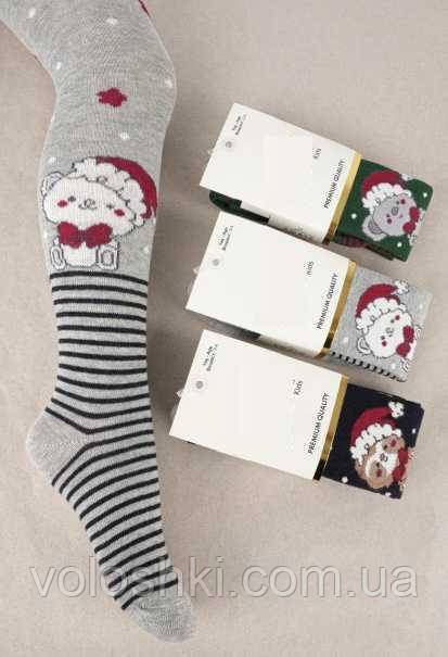 Колготи дитячі для дівчинки демісезонні, з малюнком, виробництво Туреччина, фото 1