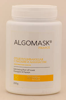 ALGOMASK Альгінатна маска Відлущувальна з Папайя та Ананасом, 200 г