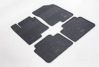 Автомобильные коврики в салон Stingray на для Hyundai Sonata NF 05-10 4шт Хендай Соната черные 2