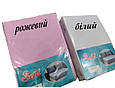 Велике натяжне простирадло 180х200 на матрац махрове, простирадло на резинці однотонне з наволочками Салатовий, фото 8