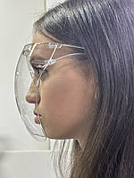 Маска-экран пластиковый для мастера (защита глаз и дыхательных путей)