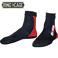 Тренировочные носки для грепплинга RING TO CAGE RC77GS XXXS, Красный