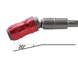 Насадка на біту для свердління під кутом, магнітна, фото 3