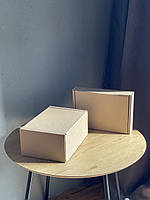 Самозбірна картонна коробка Пошти 240x170x100 крафт 1 кг стандарт