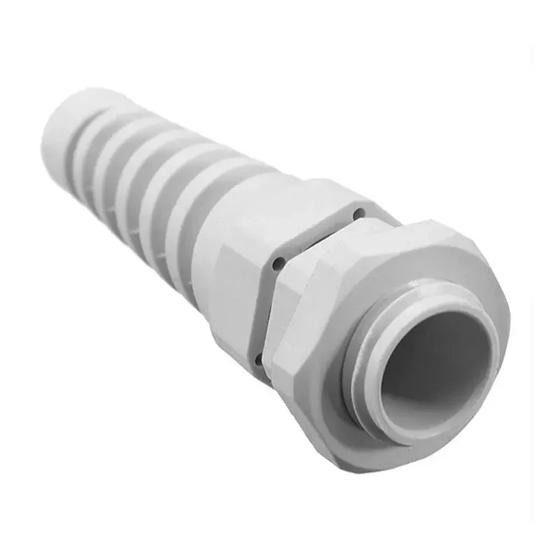 Кабельний ввід PG 7 з хвостом, білий