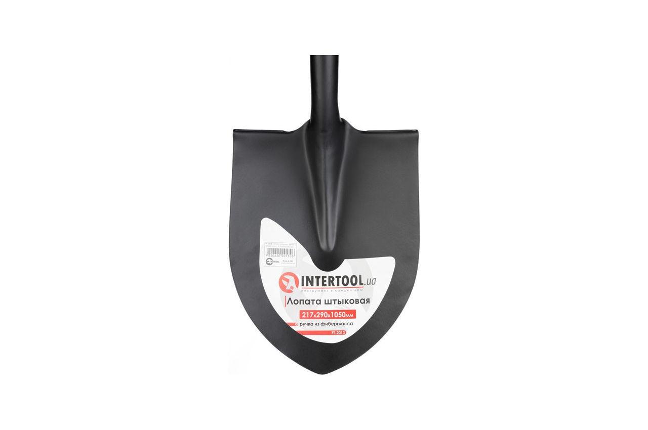 Лопата штыковая Intertool - 217 x 290 x 1050 мм ручка фибергласс - фото 3 - id-p2032035632