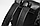 Чоловічий шкіряний якісний великий чорний рюкзак із тисненням, фото 3