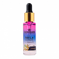 Масло для кутикулы Designer Cuticle Oil Vanilla с пипеткой - ваниль, 10 мл