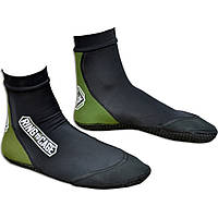 Тренировочные носки для грепплинга RING TO CAGE RC77GS S, Зеленый