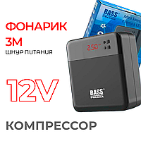 Компресор для подкачки колес Bass Polska универсальный автокомпрессор от прикуривателя