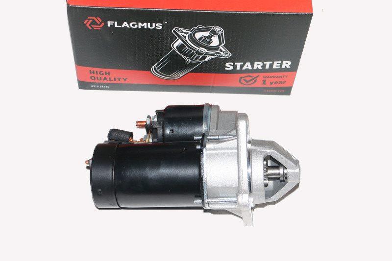 Стартер Ланос, Авео, Лачетті, Нексія, Есперо, Такума, Нубіра 0,8 кВт FLAGMUS редукторний (9 зуб.), фото 1