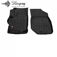 Автомобильные коврики в салон Stingray на для Peugeot 301 12- 2шт Пежо 301 черные 3