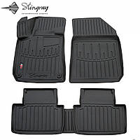 Автомобильные коврики в салон Stingray на для Peugeot 308 2 T9 UN 13-22 5шт Пежо 308 черные 3