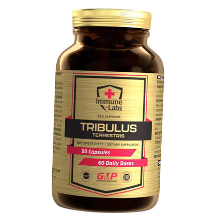 Бустер Тестостерону Immune Labs Tribulus Terrestris 60 капсул, фото 2