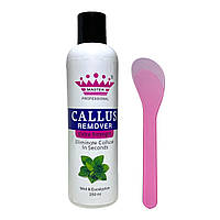 Засіб для педикюру 250 мл Callus Remover Master Professional м'ята-евкаліпт + шпатель