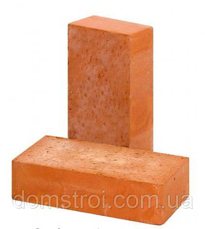 Цегла повнотіла червона керамічна (обпалена) рядова Степанівка М-100 повнотіла 250х120х65 мм, фото 1