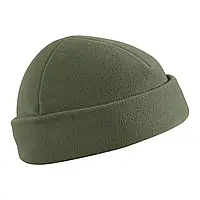 Шапка флисовая Helikon-Tex® Watch Cap - Fleece-Olive Green,тактическая мужская теплая зимняя шапка для военных