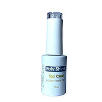 Топ без липкого слоя Lilly Beaute Poly Shine Top Coat 8 мл